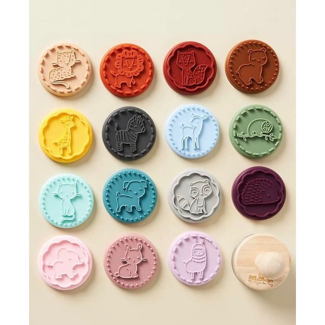 We Might Be Tiny Stampies Fifteen Fun Silicone Animal Cookies Stamps