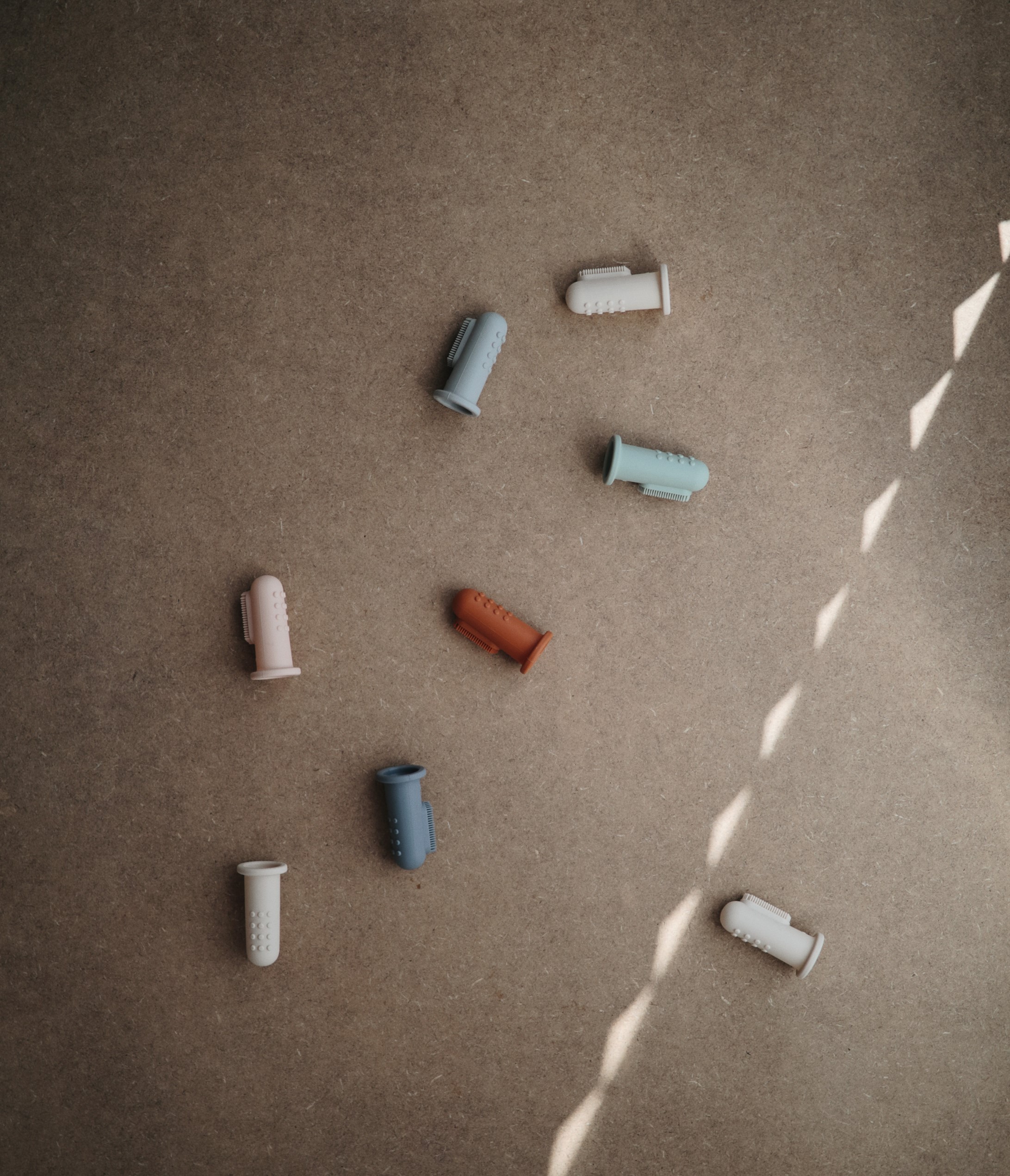 Mushie Finger Toothbrush for Babies and Toddlers Cleanup