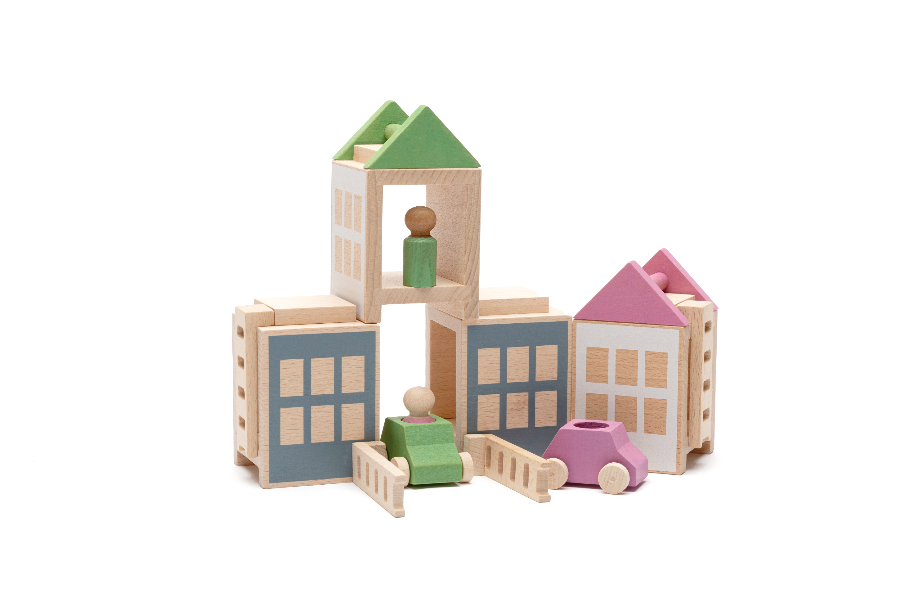 Lubulona Maxi Town Educational and Creative Construction Toy