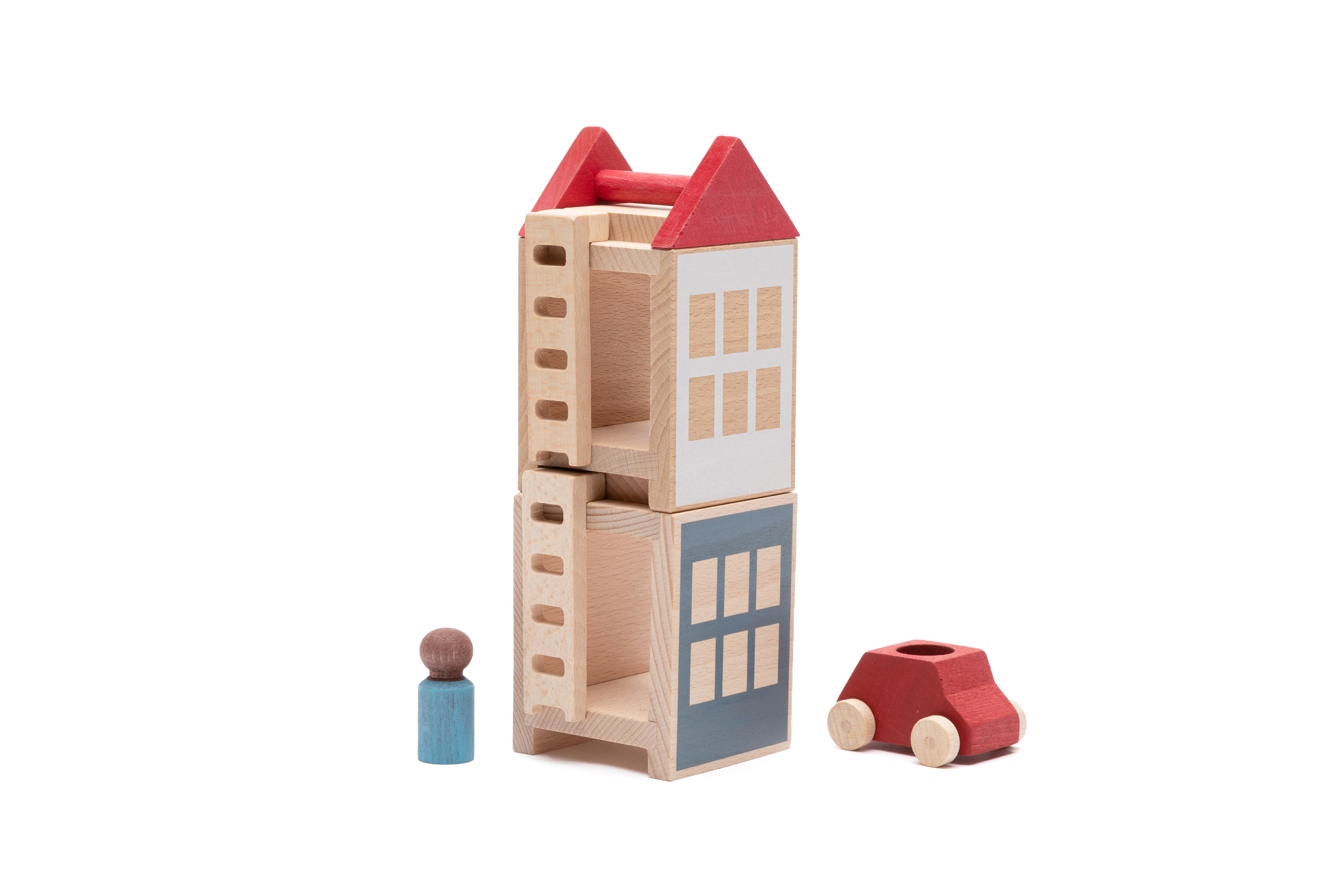 Lubulona Mini Town Construction Toy Set Educational Play