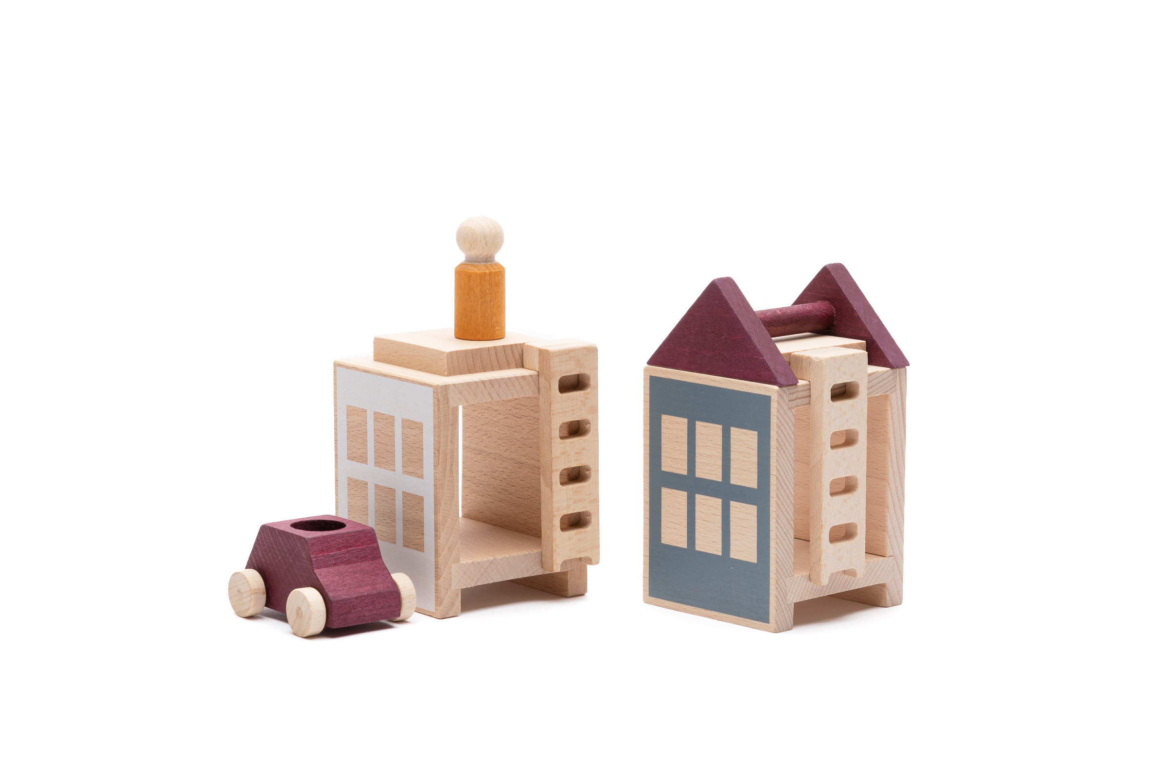 Lubulona Mini Town Construction Toy Set Educational Play