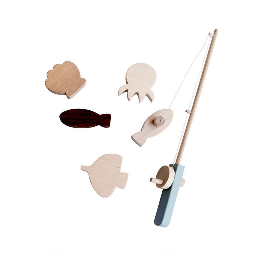 Magnetic Fishing Set for Babies and Toddler Playtime Toy Set by Tangerine Studio