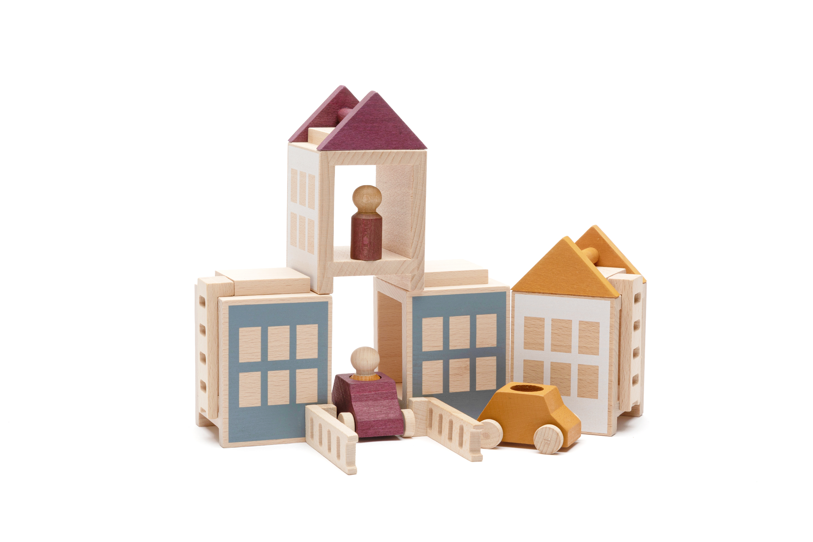 Lubulona Maxi Town Educational and Creative Construction Toy