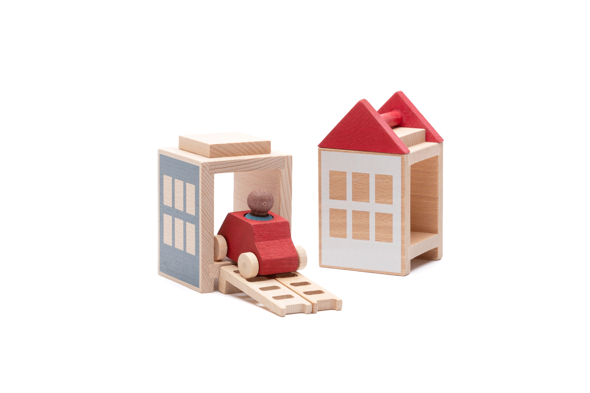 Lubulona Mini Town Construction Toy Set Educational Play