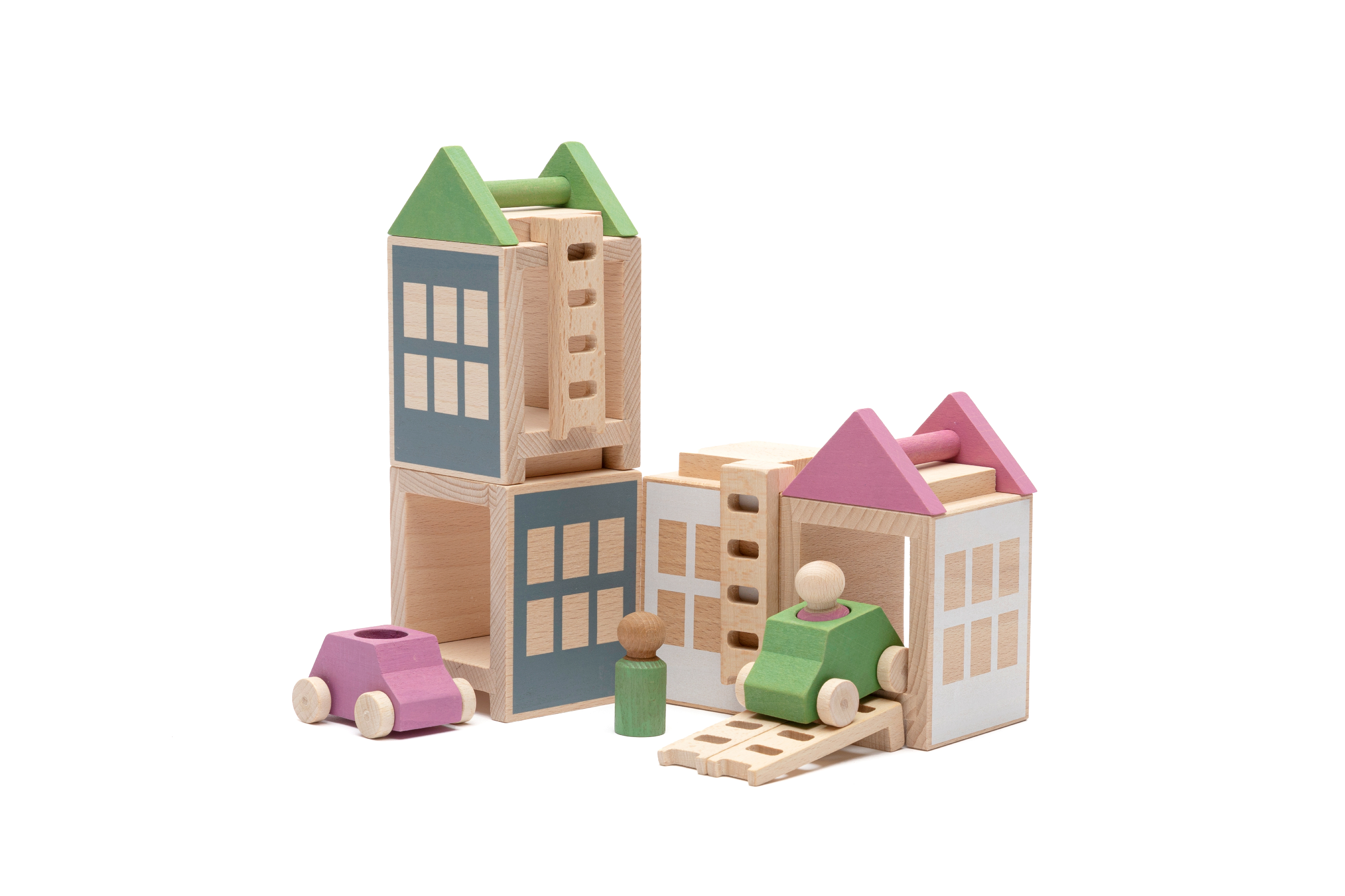 Lubulona Maxi Town Educational and Creative Construction Toy