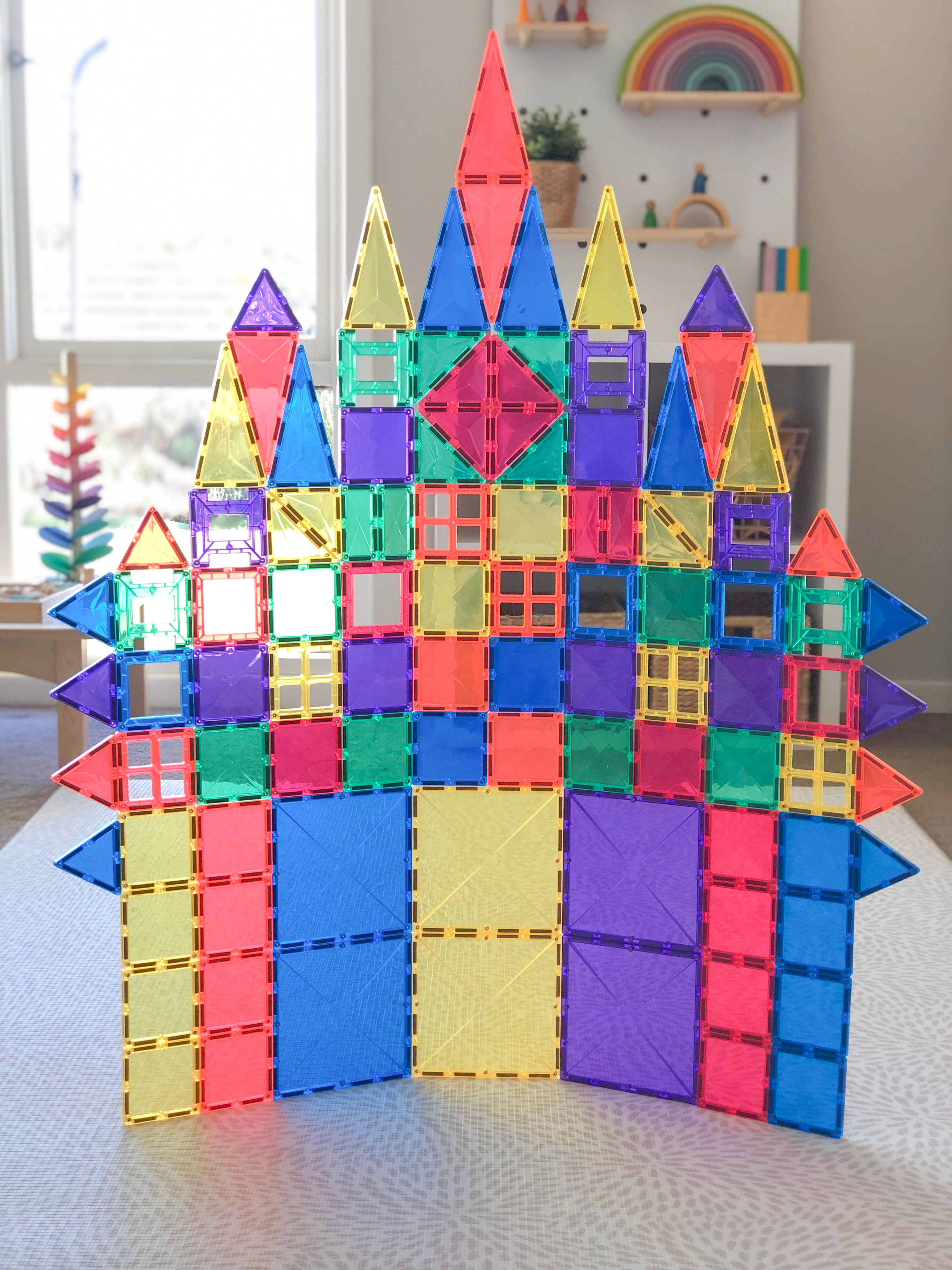 Connetix Tiles for Open Ended Play (100 pc Creative Pack, 24 pc Motion Pack, 92 pc Ball Run Pack