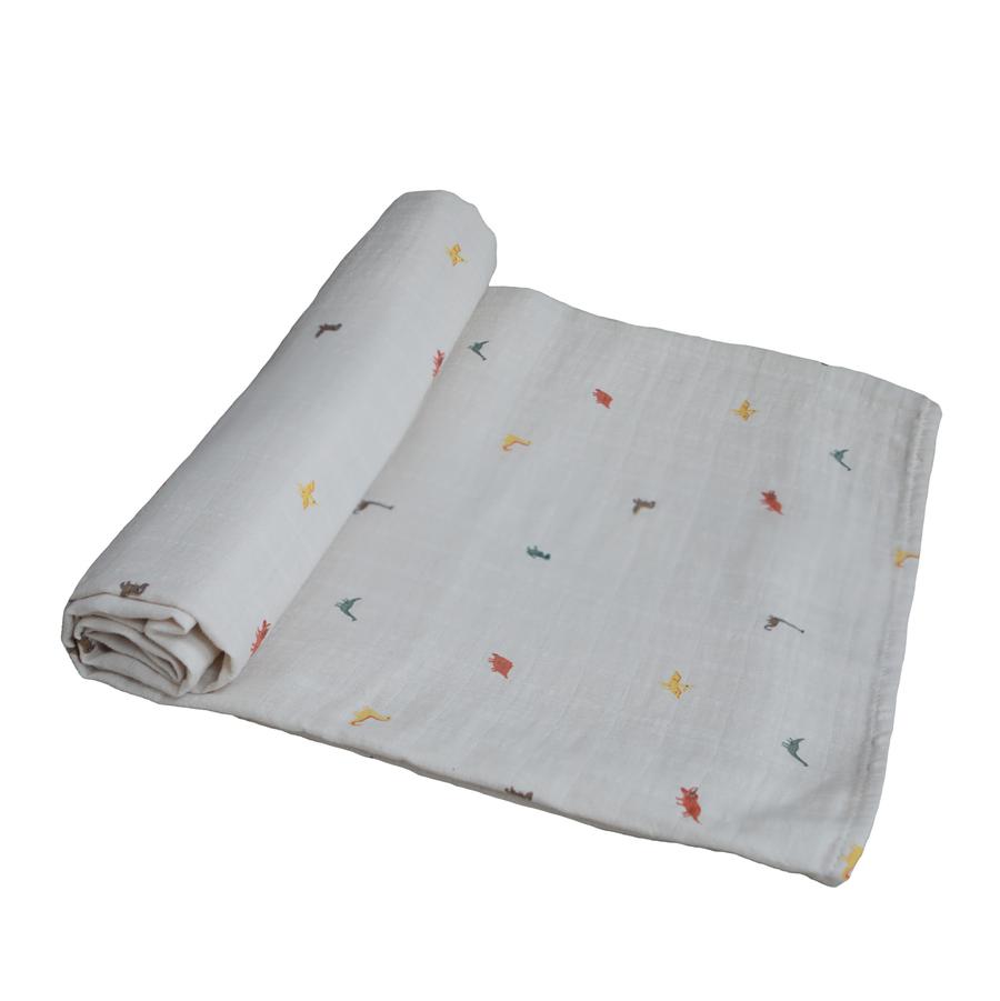 Mushie Swaddle for Baby Organic Cotton Blanket