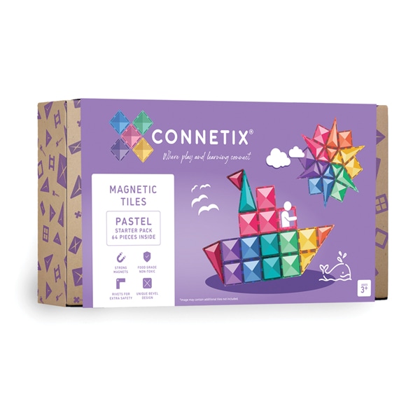 Connetix - Pastel Starter Pack 64pc Connetix - Pastel Starter Pack 64pc