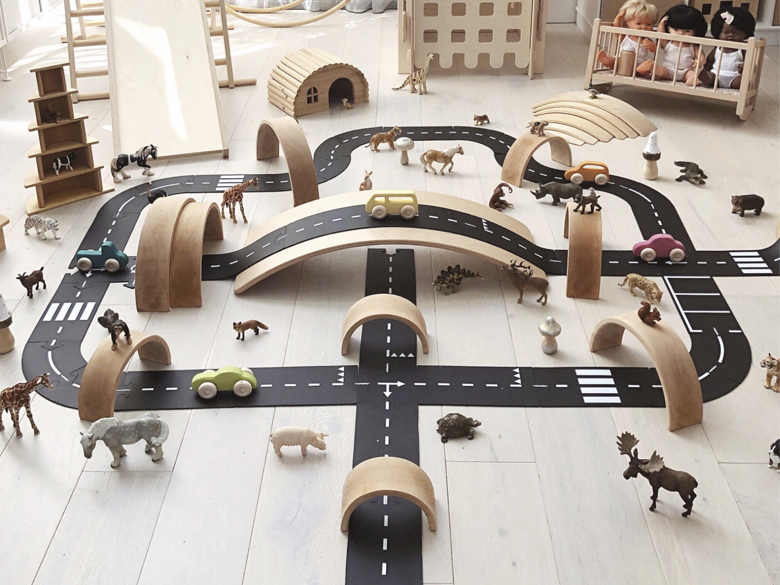 Waytoplay King of the Road (40 pcs) for Open Ended Educational Play