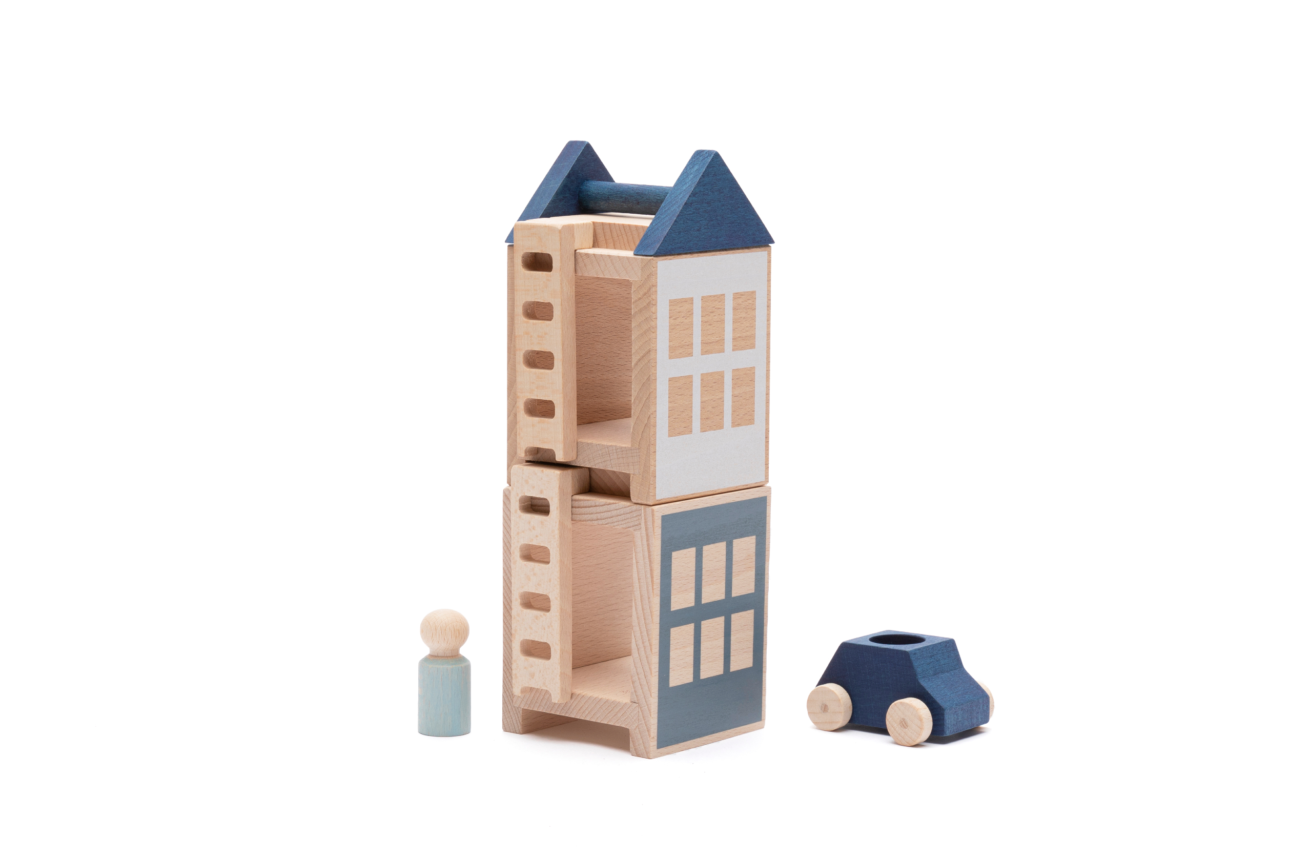 Lubulona Mini Town Construction Toy Set Educational Play
