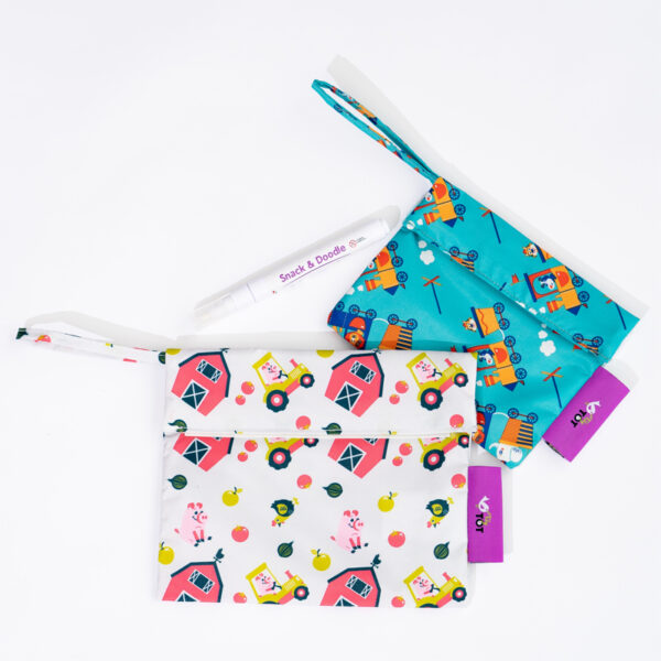 Tidy Tot Snack & Doodle Creative Snack Bags for Snack Time