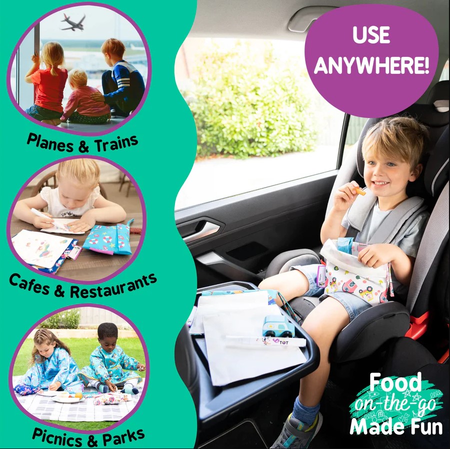 Tidy Tot Snack & Doodle Creative Snack Bags for Snack Time