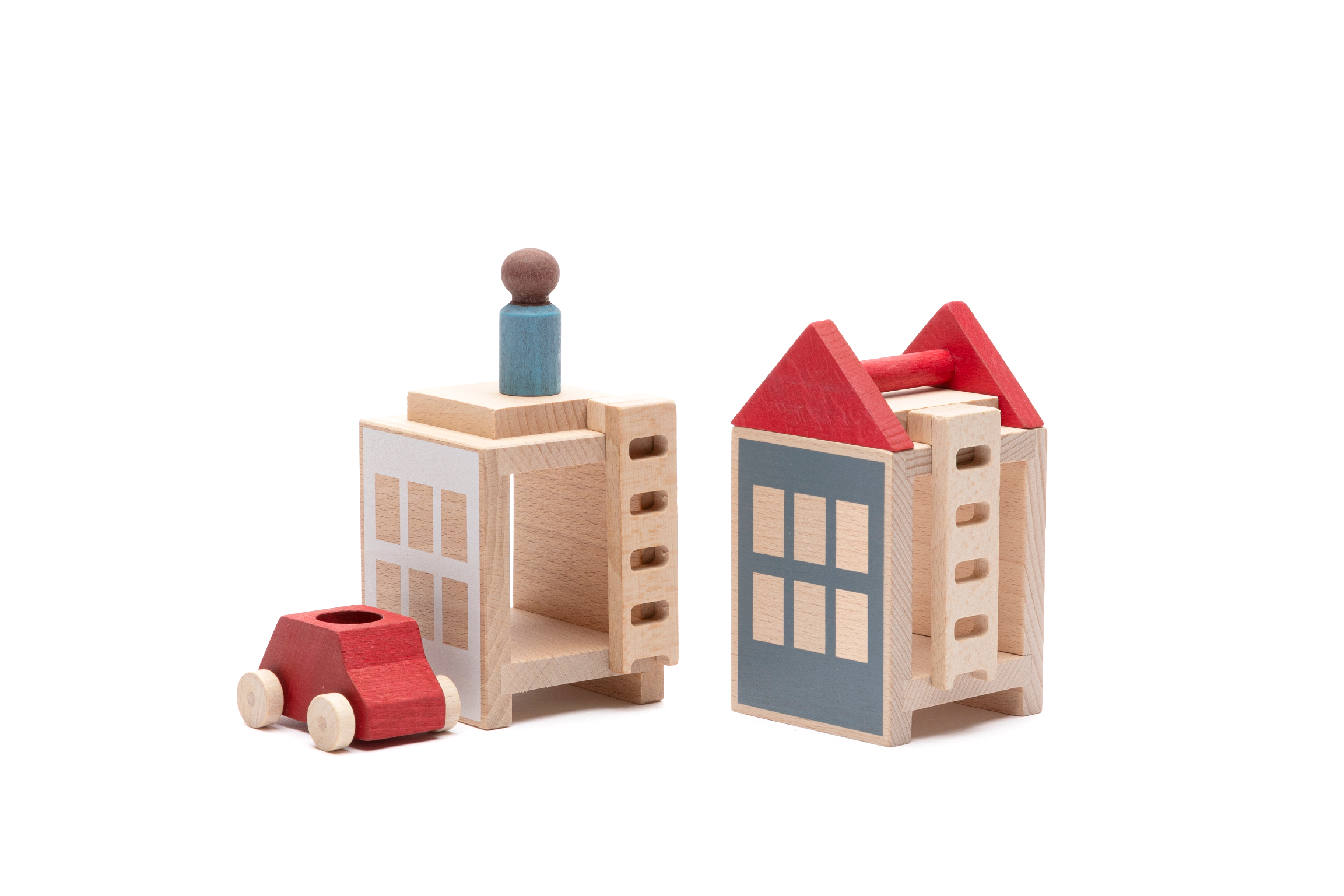 Lubulona Mini Town Construction Toy Set Educational Play