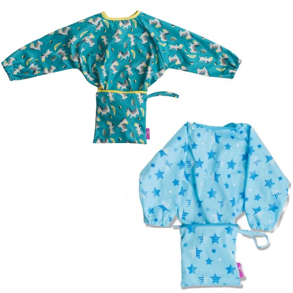 Tidy Tot Cover and Catch Bib for Baby Self Feeding or Baby Led Weaning
