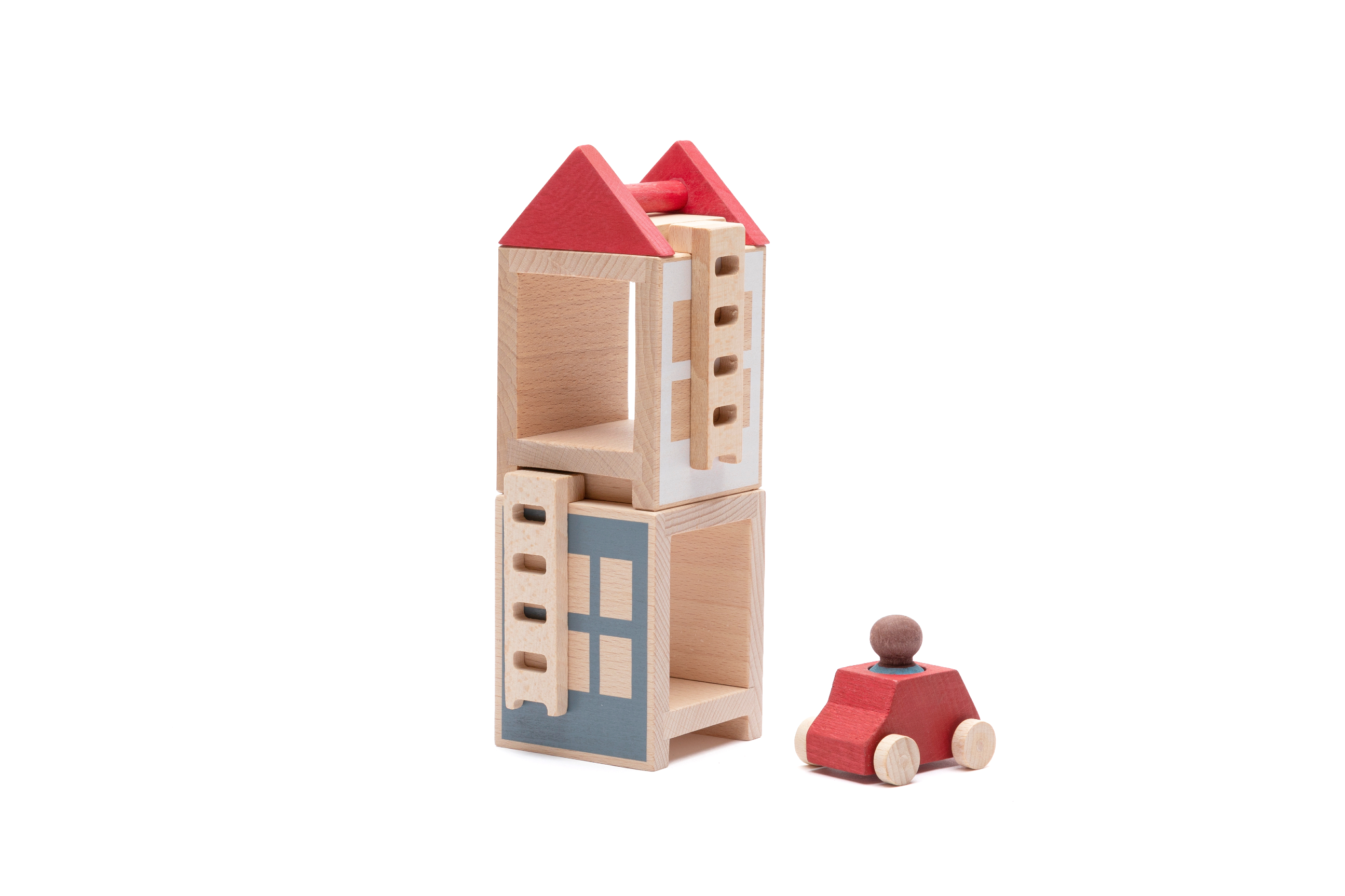 Lubulona Mini Town Construction Toy Set Educational Play