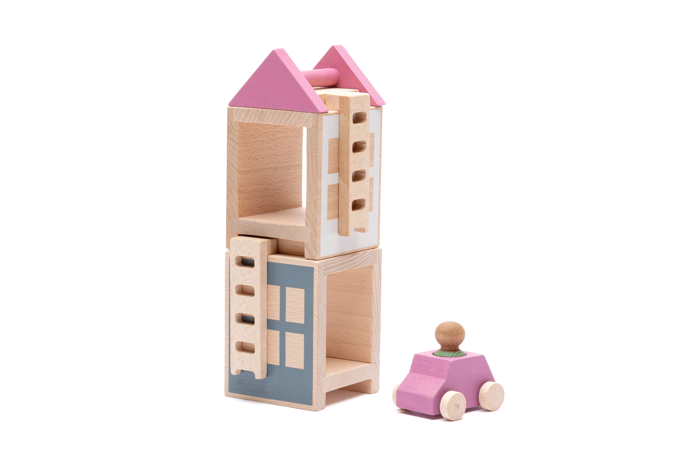 Lubulona Mini Town Construction Toy Set Educational Play