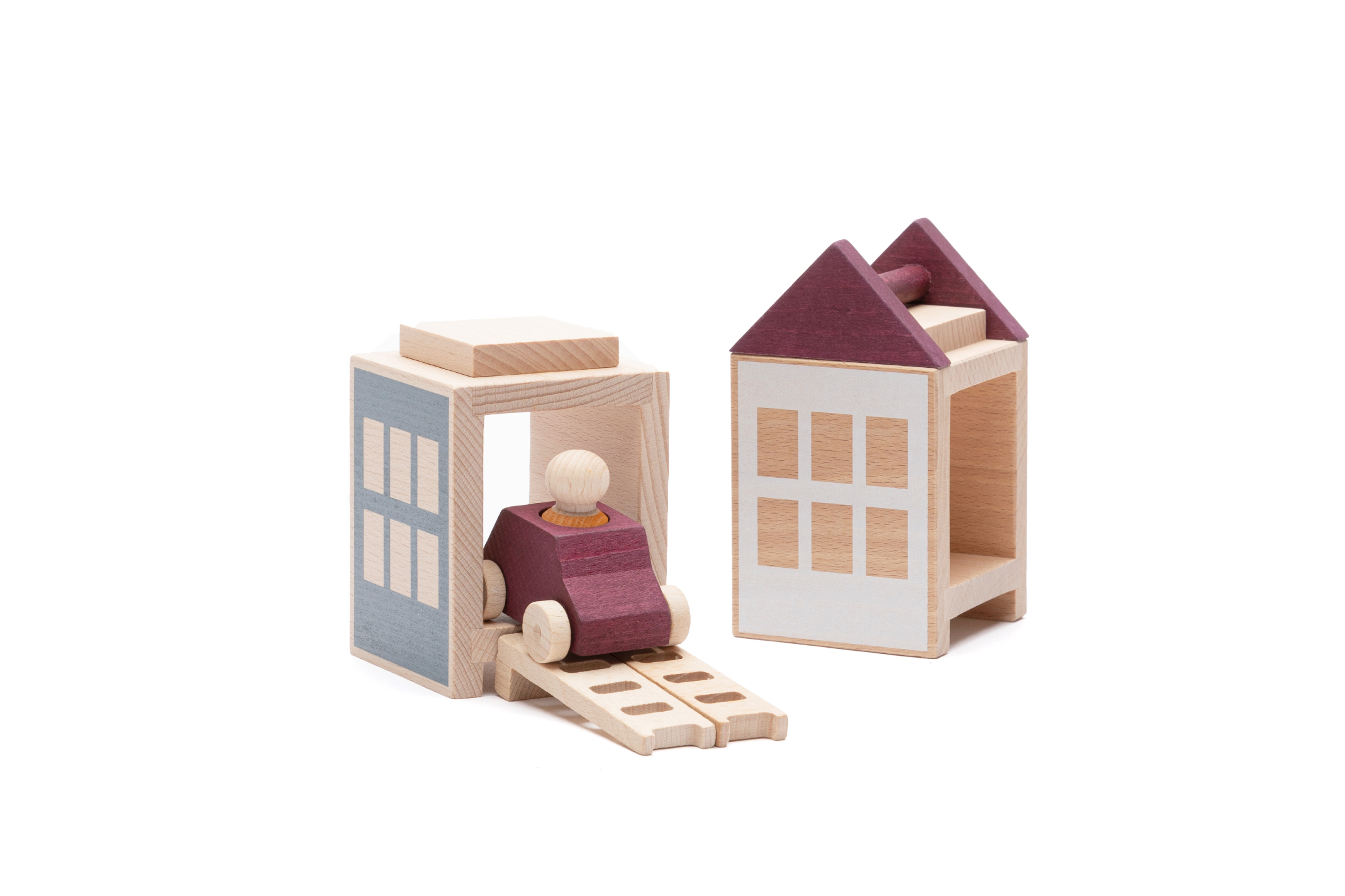 Lubulona Mini Town Construction Toy Set Educational Play