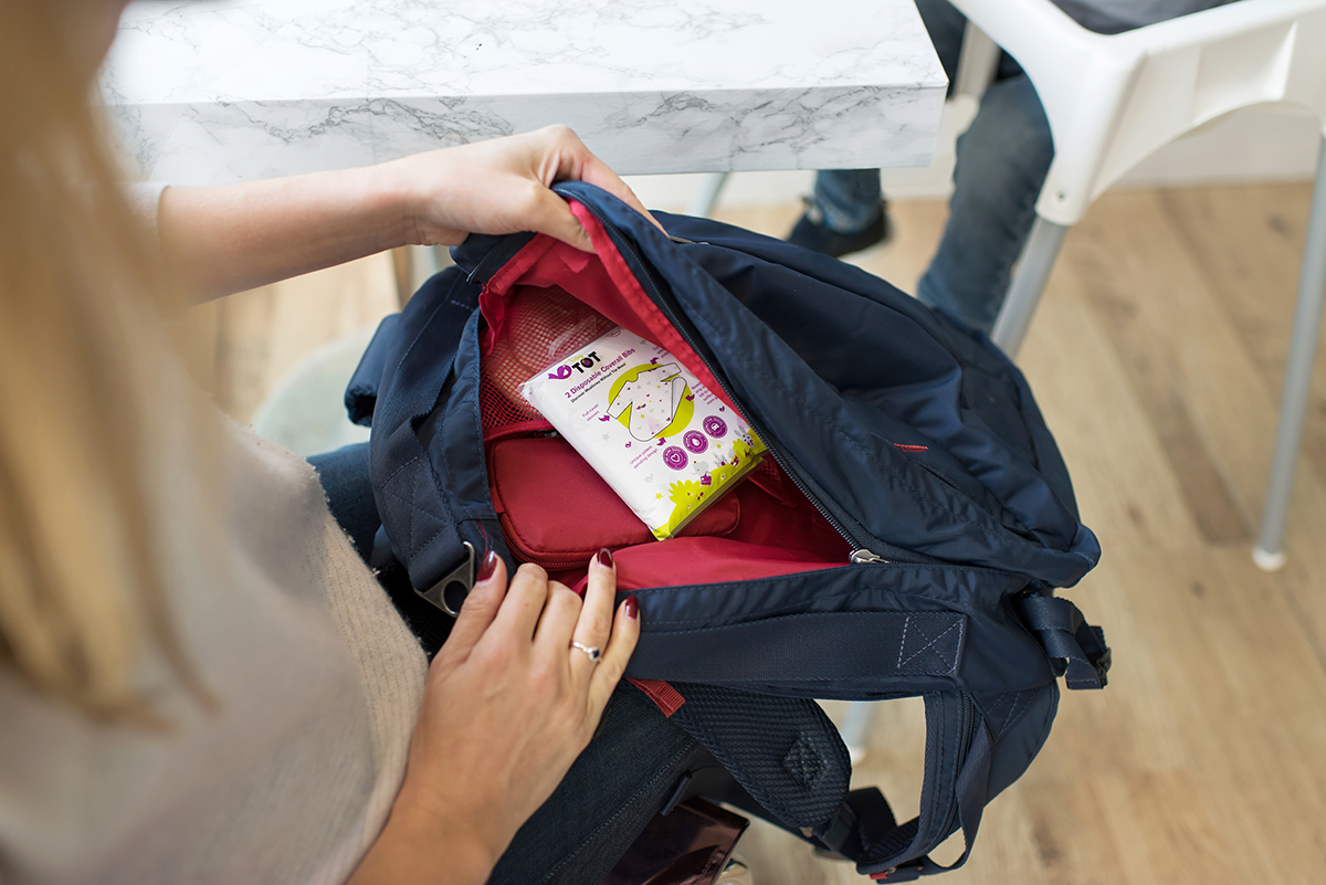 Disposable Coverall Feeding Bib for Baby Led Weaning or Feeding on the Go