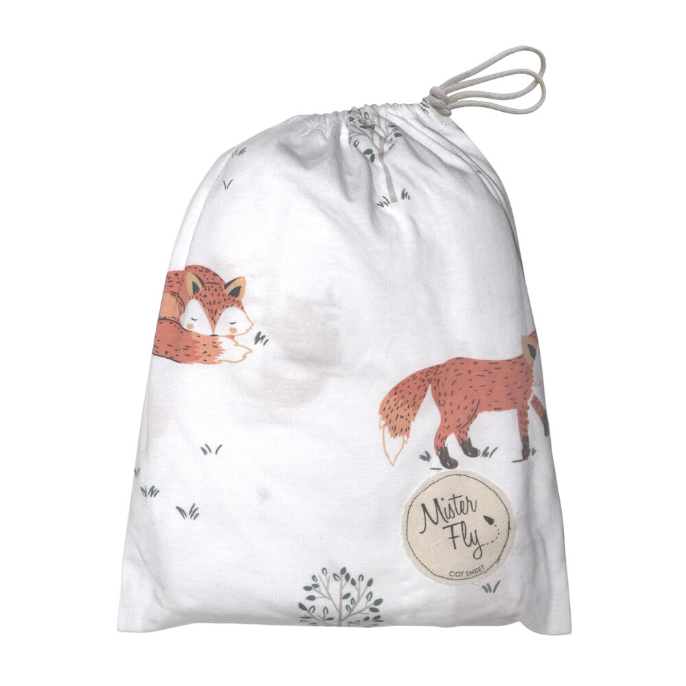 Mister Fly Jersey Cot Sheet for Comfortable Baby Cribs