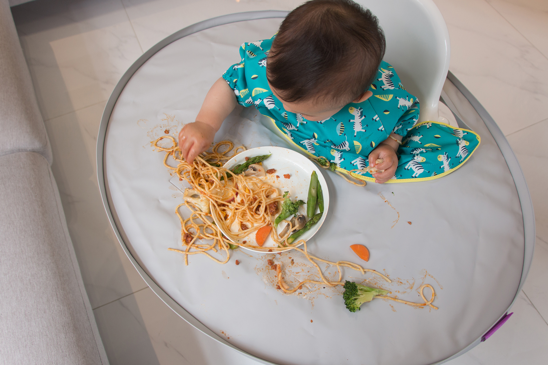 Additional Bib for For Tidy Tot Bib and Tray Weaning Kit Baby Led Weaning Mealtime
