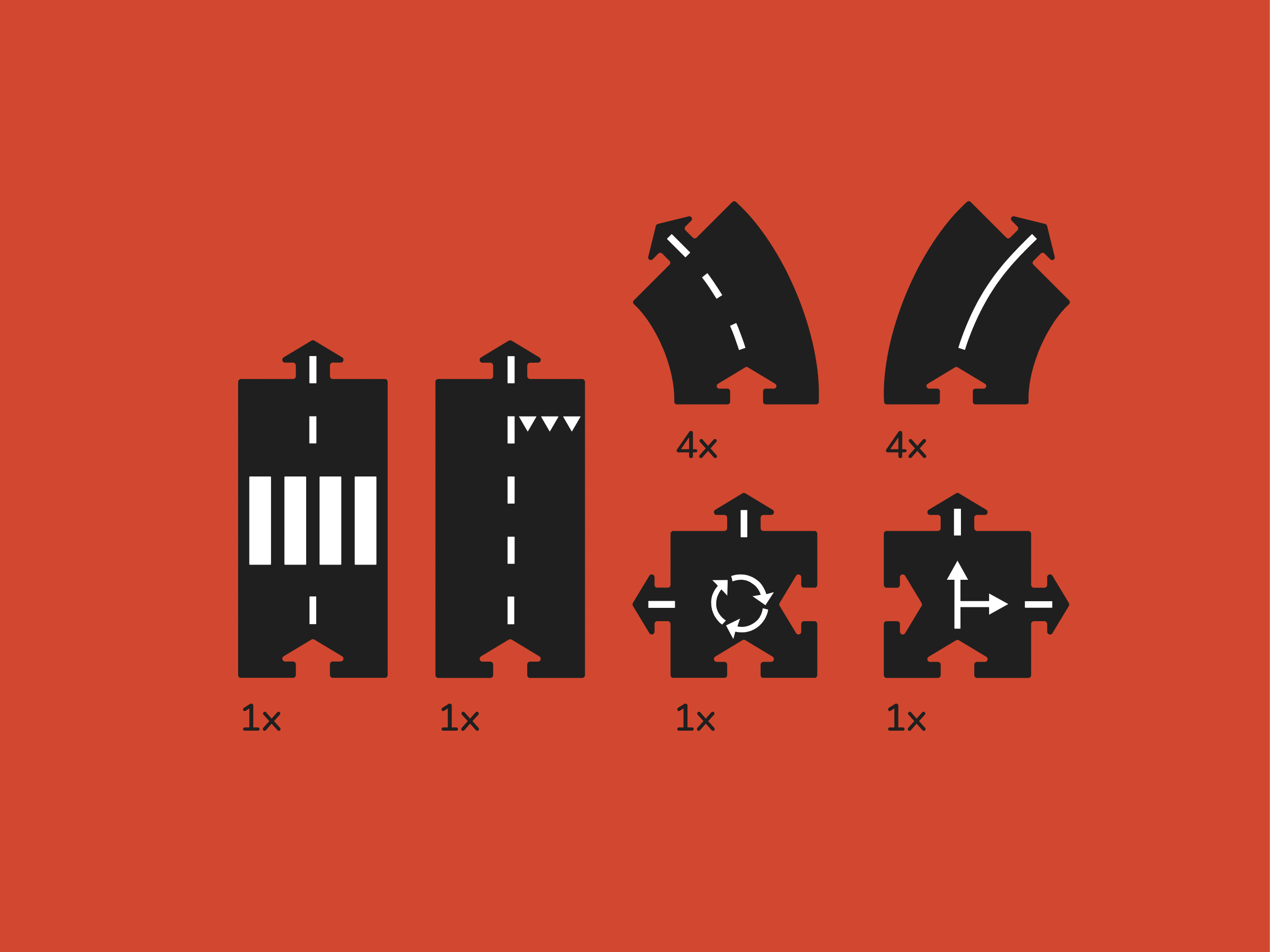 Waytoplay Ring Road (12 pcs) for Kids Creative Play