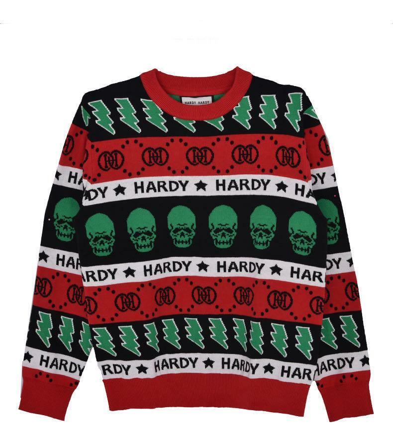 HARDY HARDY Multi Colour Skull Unisex Sweater