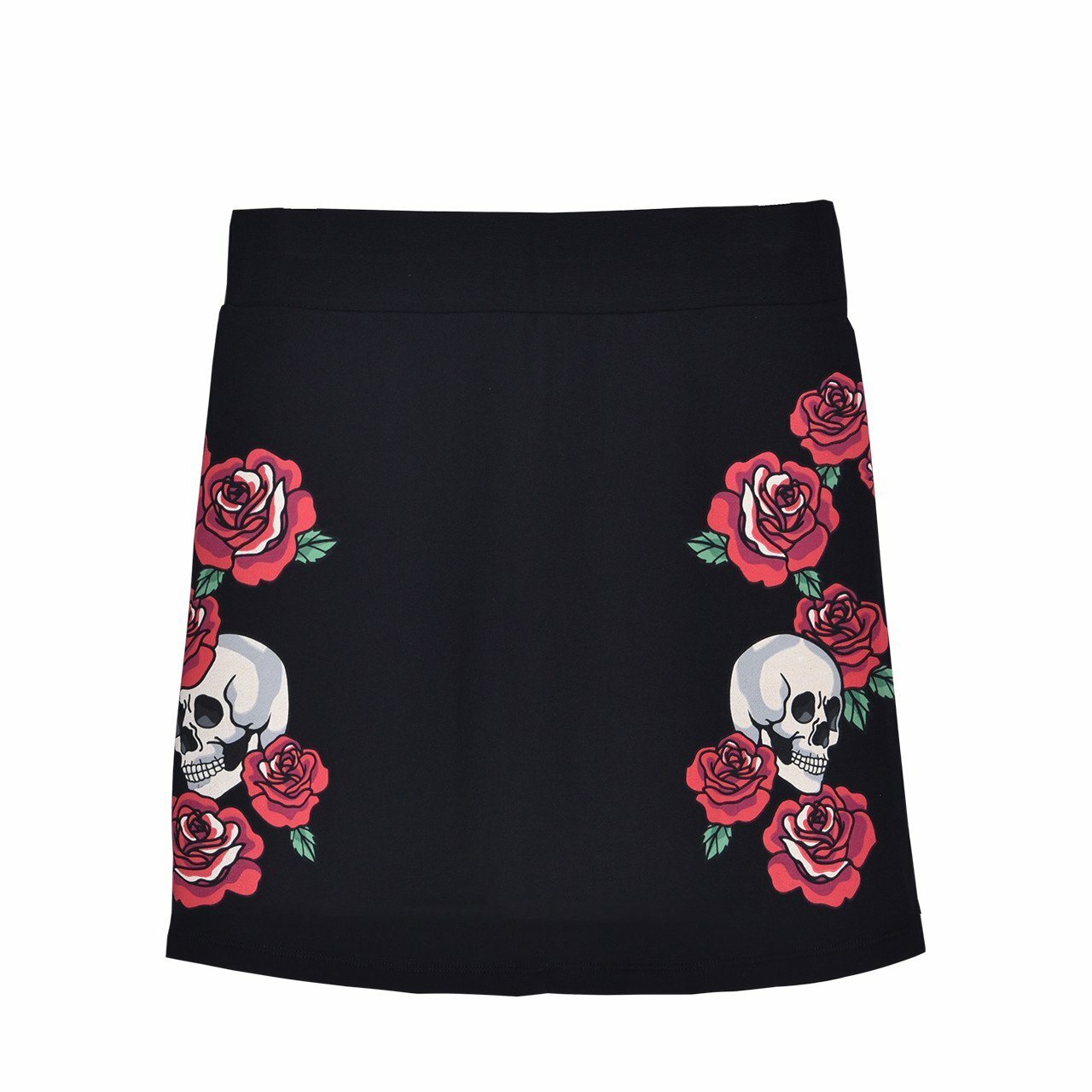 HARDY HARDY Skull With Roses Women's Skirt
