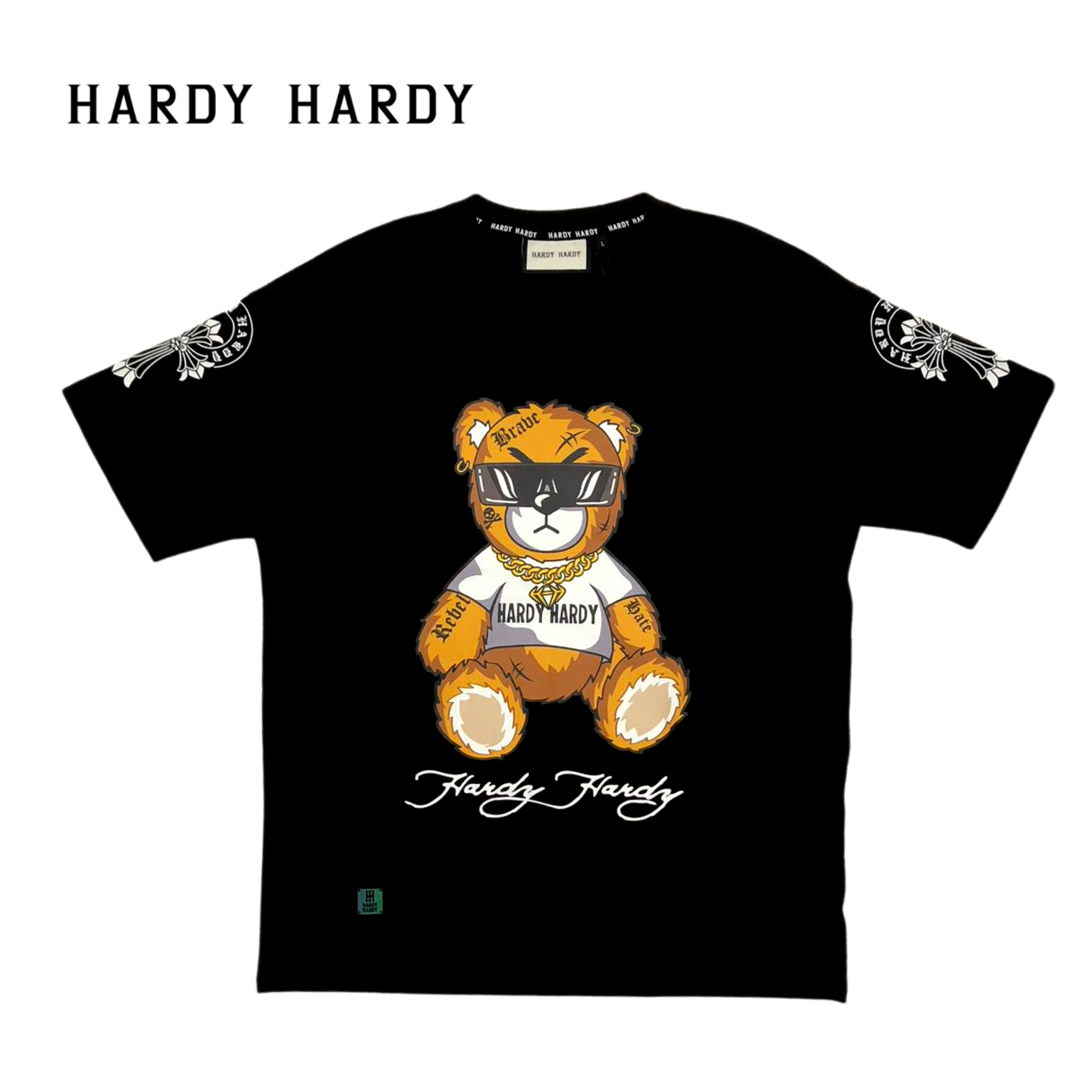 HARDY HARDY Brave Bear With Cross Unisex T-Shirt