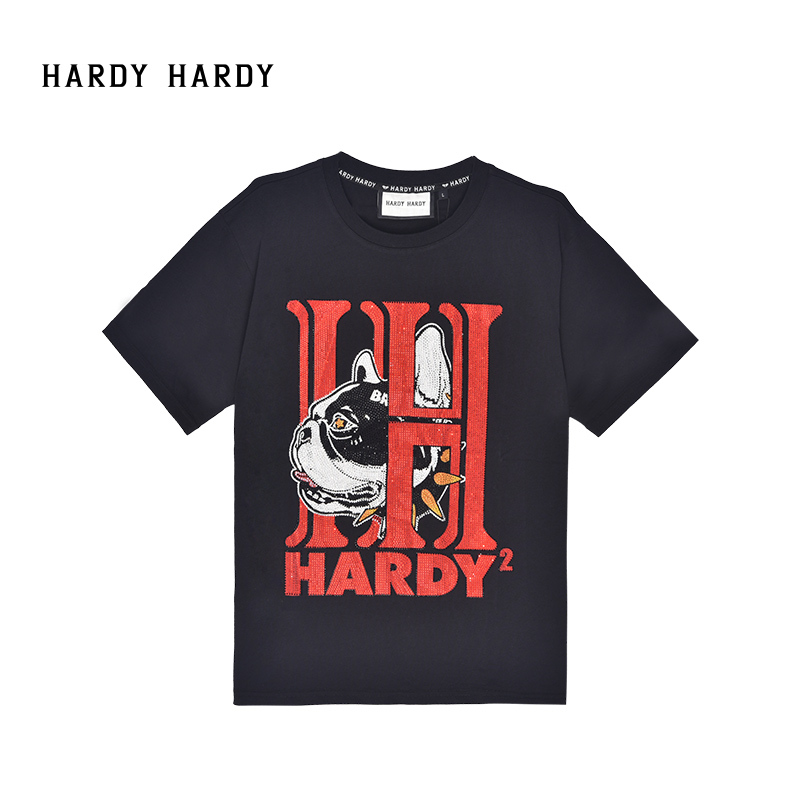 HARDY HARDY Hidden Bulldog Head Unisex Tee