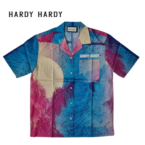 HARDY HARDY Pink And Blue Unisex Shirt Multi Color