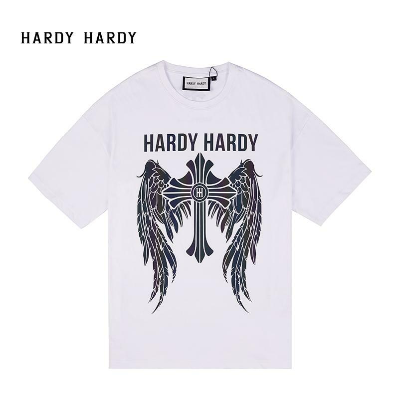 Hardy Hardy Logo Cross & Wings Unisex Oversized Tee