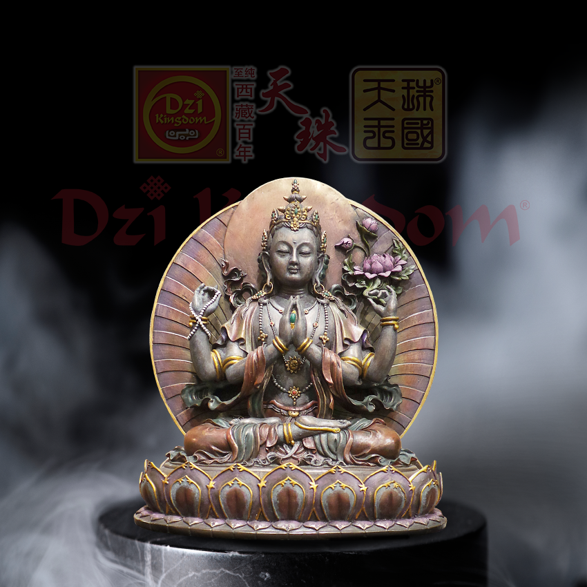 Shadakshari Lokeshvara (4 arms Kuanyin)