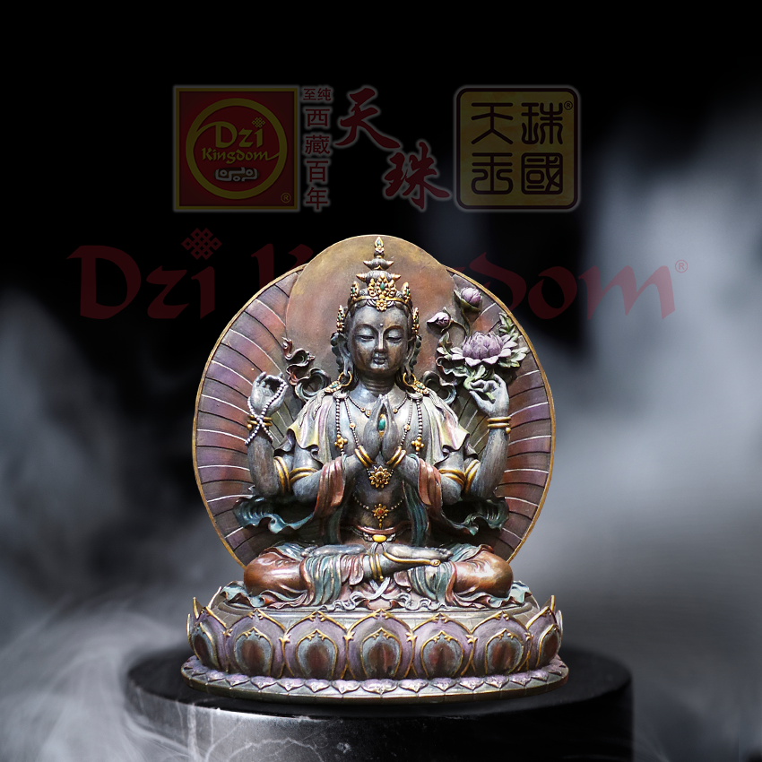 Shadakshari Lokeshvara (4 arms Kuanyin)