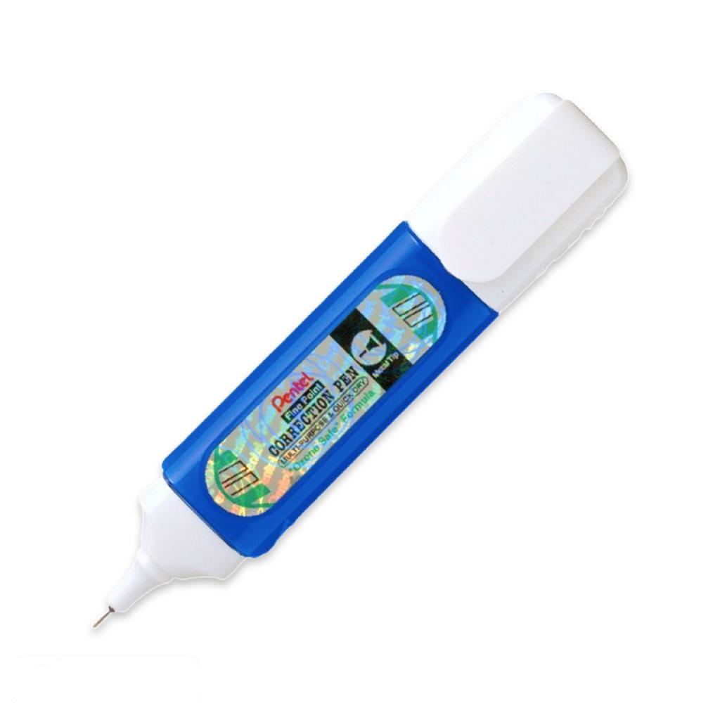 Pentel ZL31-W Correction Pen, Blue Bottle, Metal Tip, Fine Point (12ml)