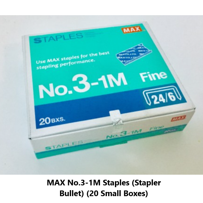 Max No.3-1M Staples