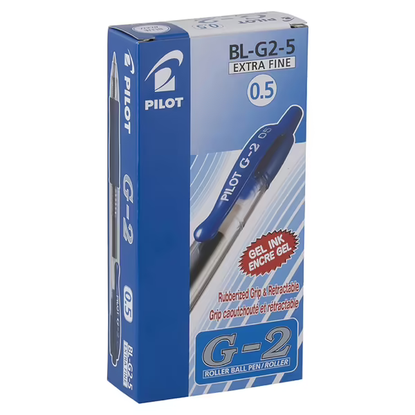 Pilot BL-G2-5-B Gel Pen 0.5mm