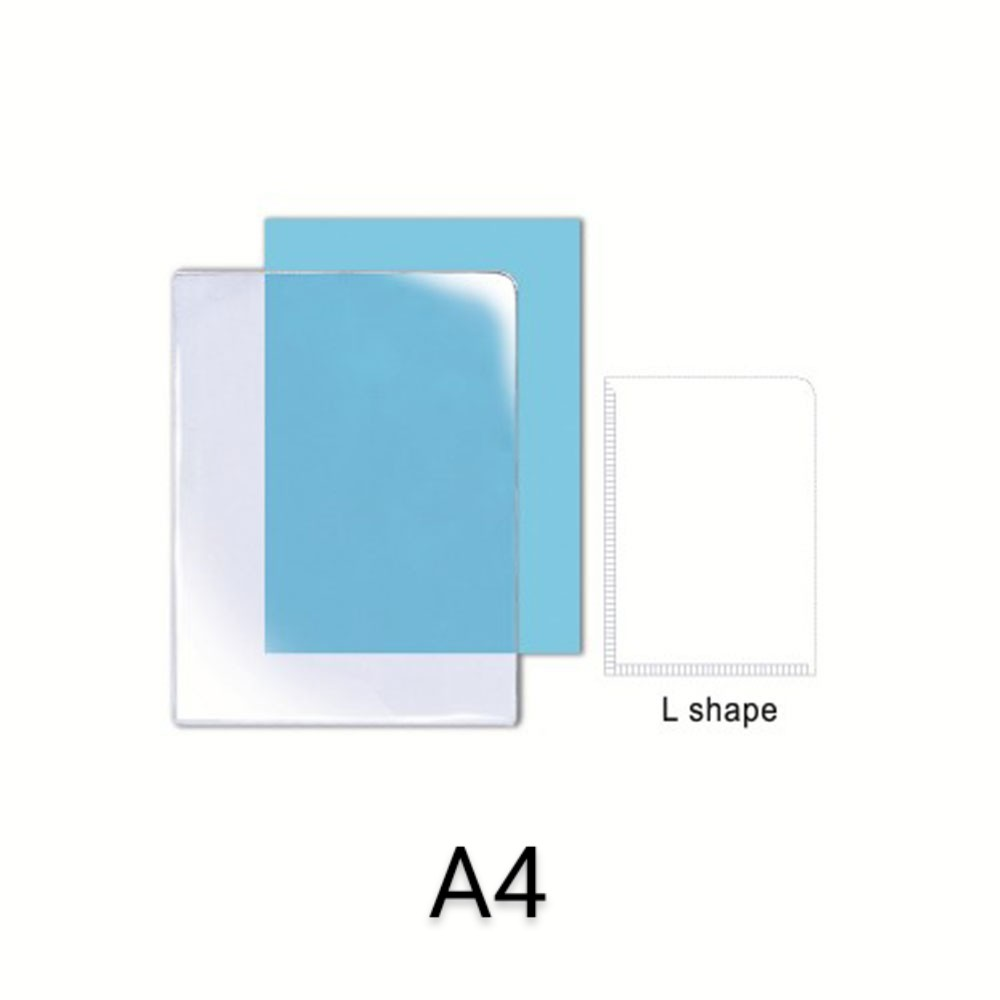 A4 PVC Transparent Document Holder - L-Shape