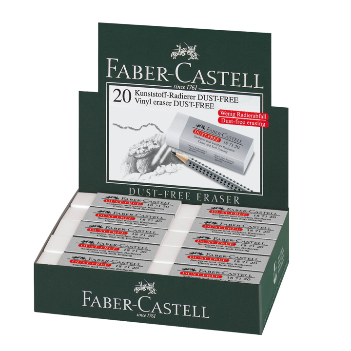 Faber-Castell 187120 Dust-free Eraser (20PCS/BOX)