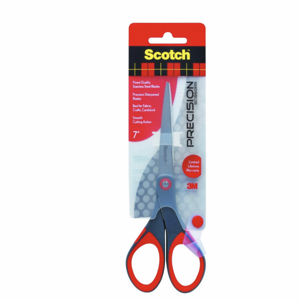 Scotch Precision Scissor 8 in Smooth Cuts Fabric Paper 1448 Gray