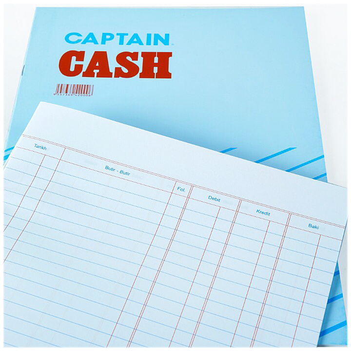Captain Soft Cover Book Keeping Cash Book 40pages