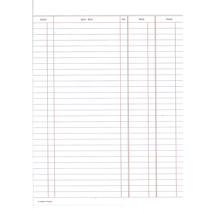 Captain Soft Cover Book Keeping Journal Book 40pages