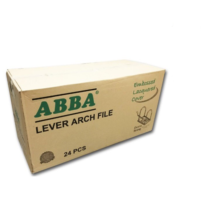 ABBA 404 3" Silver Lever Arch File