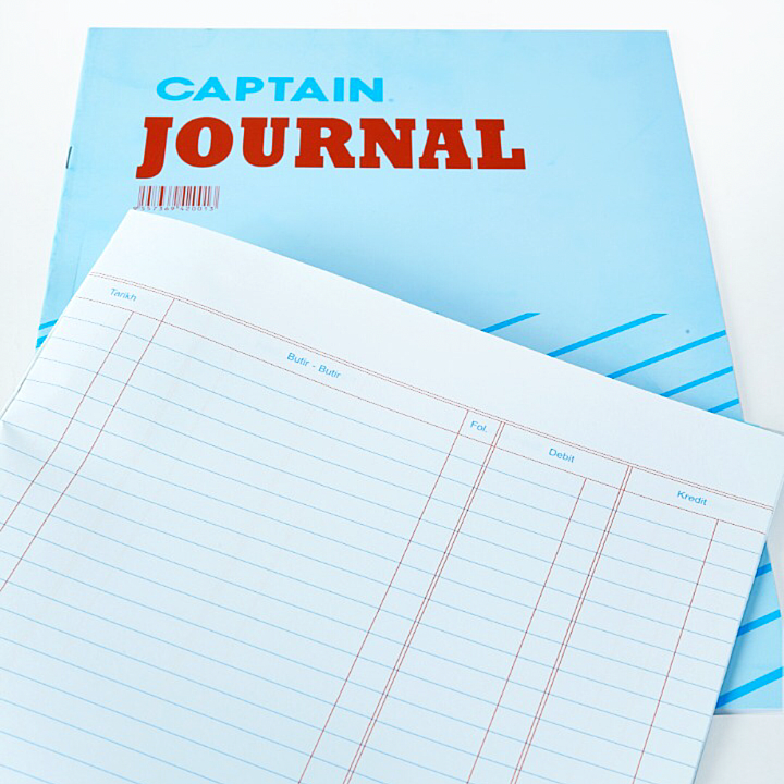 Captain Soft Cover Book Keeping Journal Book 40pages