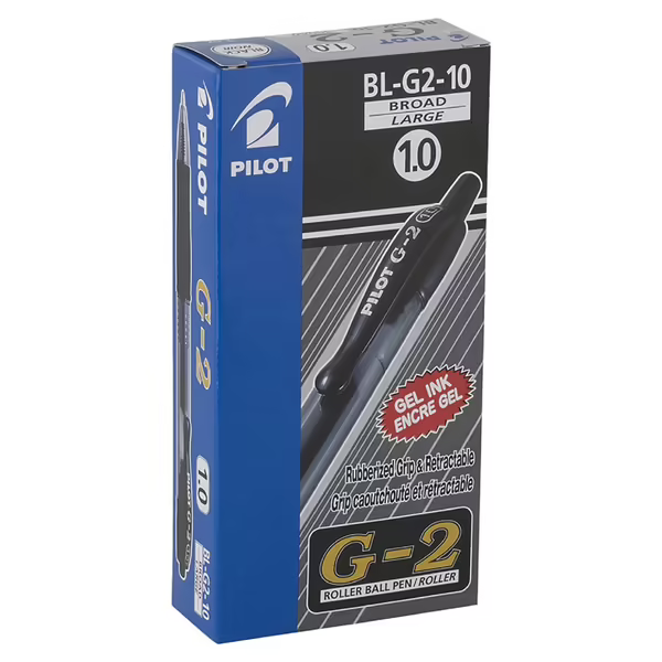 Pilot BL-G2-10-B  Gel Pen 1.0mm