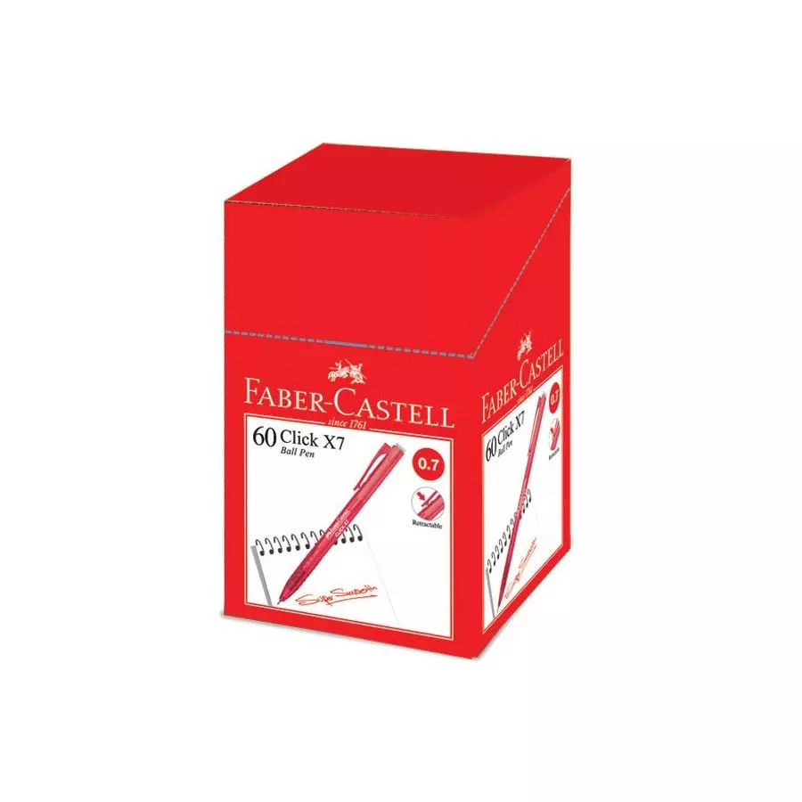 F/Castell Click X7 Click Ball Pen 0.7mm