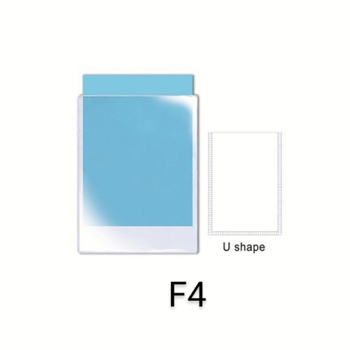 F4 PVC Transparent Document Holder - U-Shape