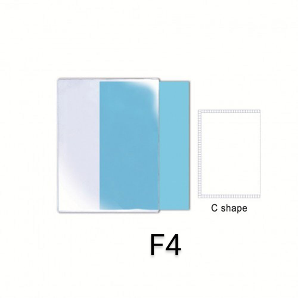 F4 PVC Transparent Document Holder - C-Shape