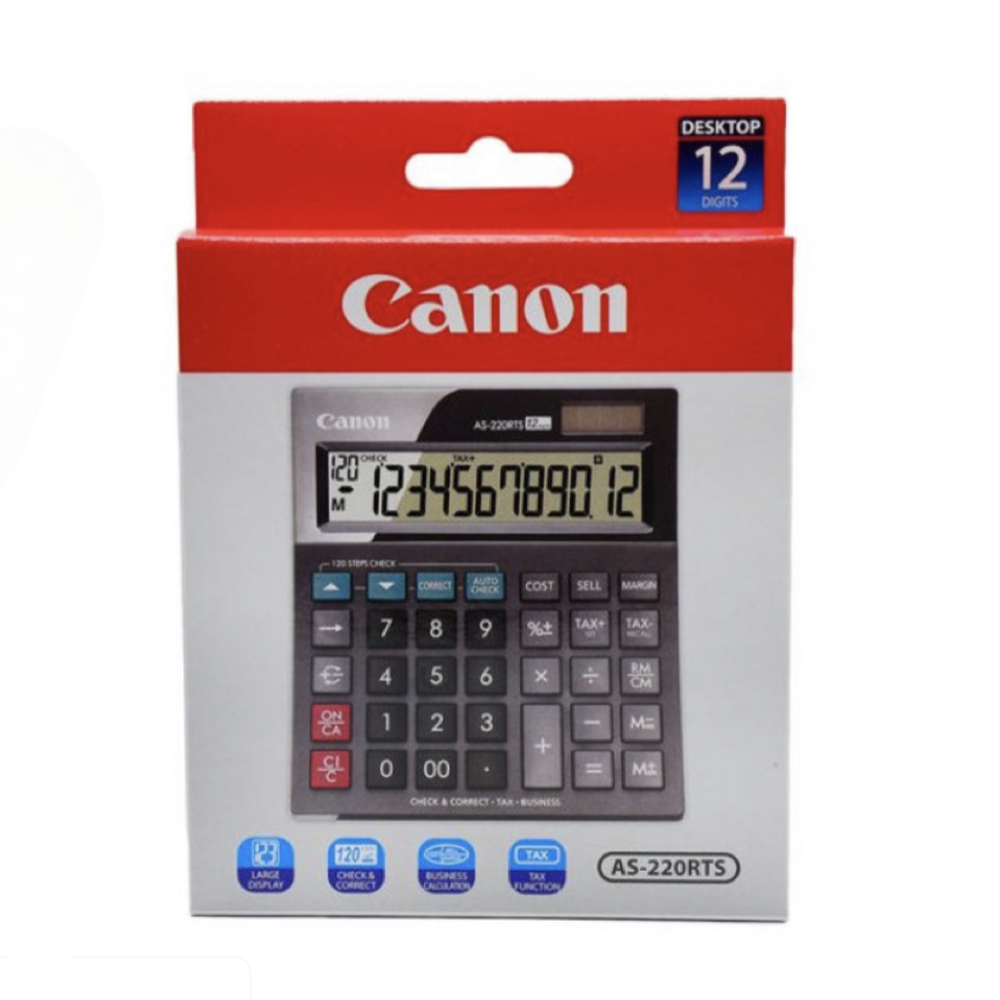 CANON AS-220RTS 12-Digits Desktop Calculator