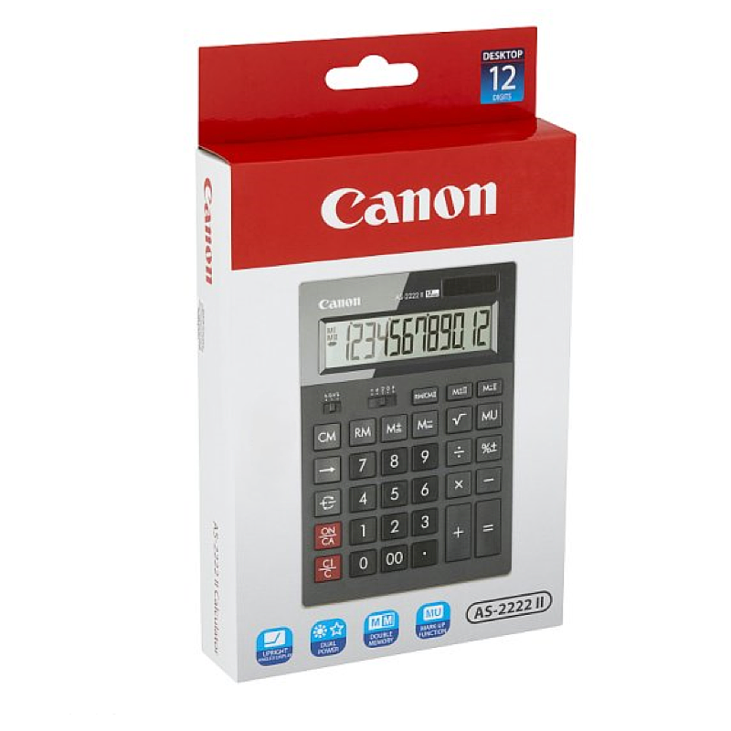 CANON AS-2222II 12-Digits Desktop Calculator