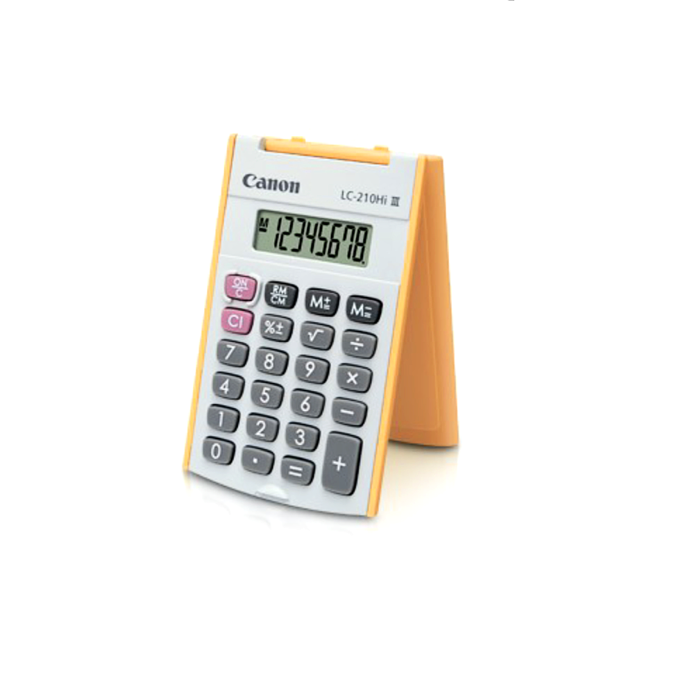 CANON LC-210Hi III 8-Digits Handheld Calculator (Pocket Calculator)